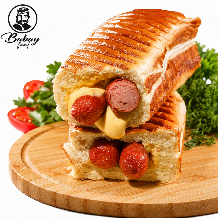 HOT DOG WITH CHEESE SAUCE