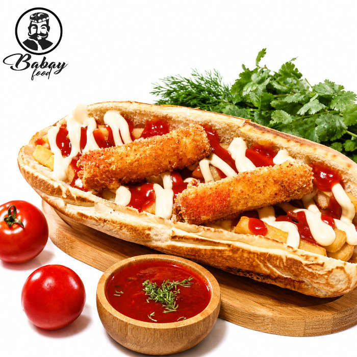 HOT DOG WITH FRENCH FRIES