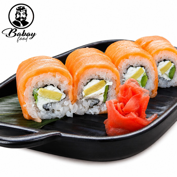ROLL PHILADELPHIA WITH SMOKED SALMON EXTRA