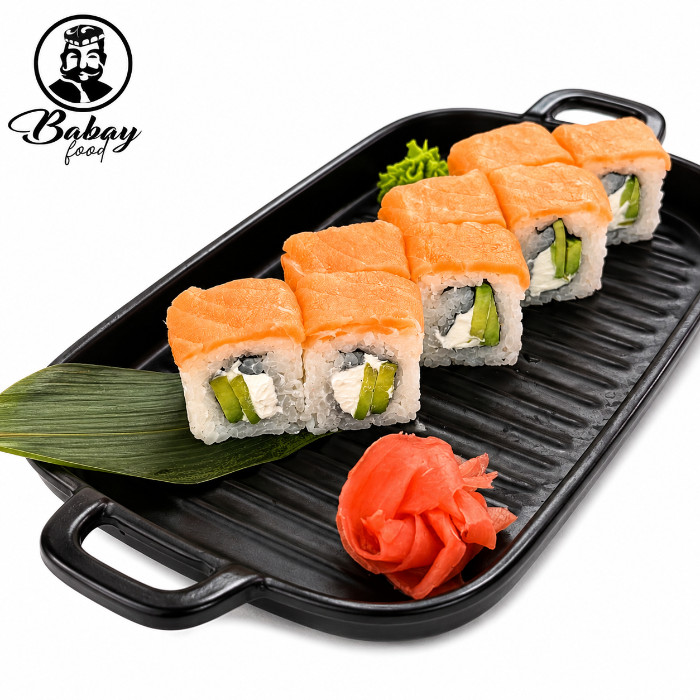ROLL PHILADELPHIA WITH SMOKED SALMON