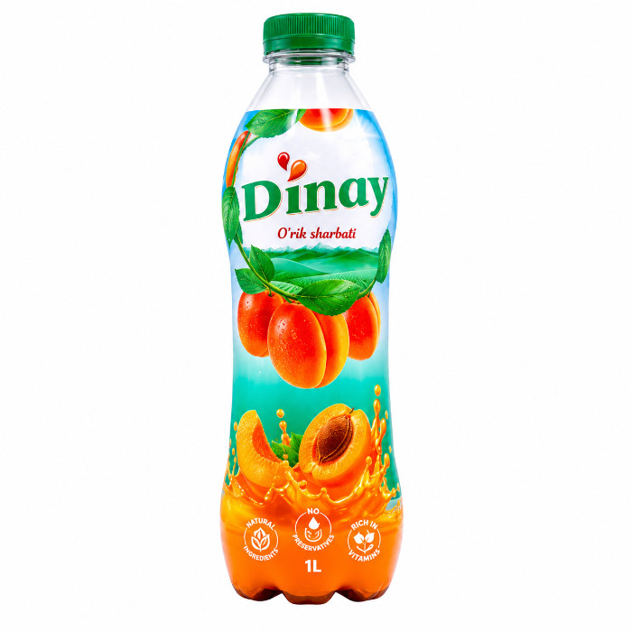 Dinay o'rik ta'mi bilan 1 l.