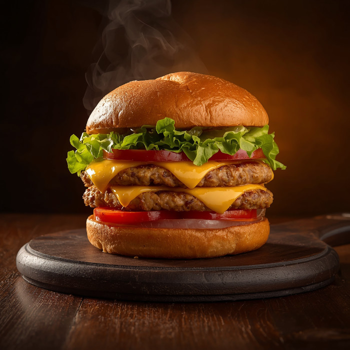 Double Chicken Burger