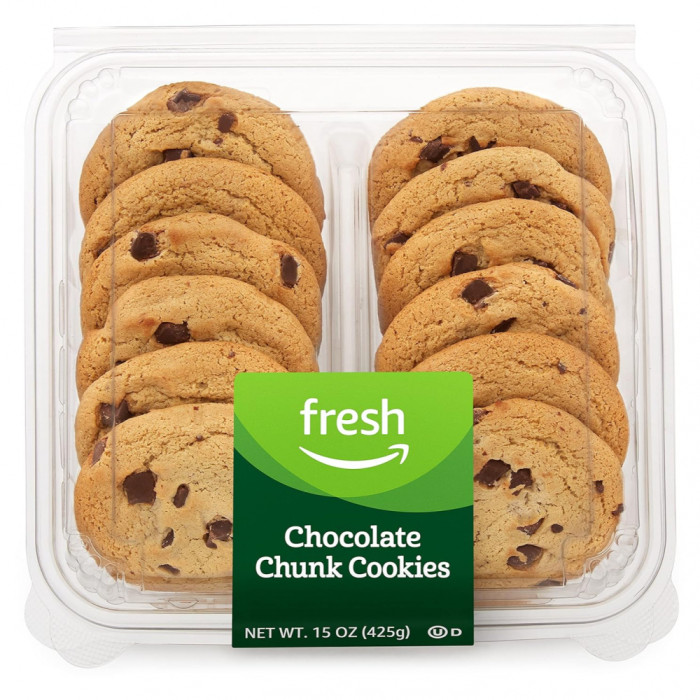 Amazon Fresh Brand, Chocolate Chunk Cookies, Frozen