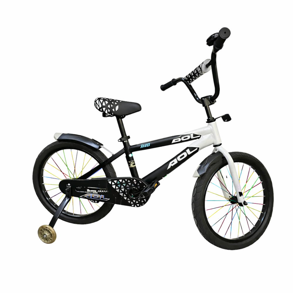 Детский велосипед BMX с радужными спицами