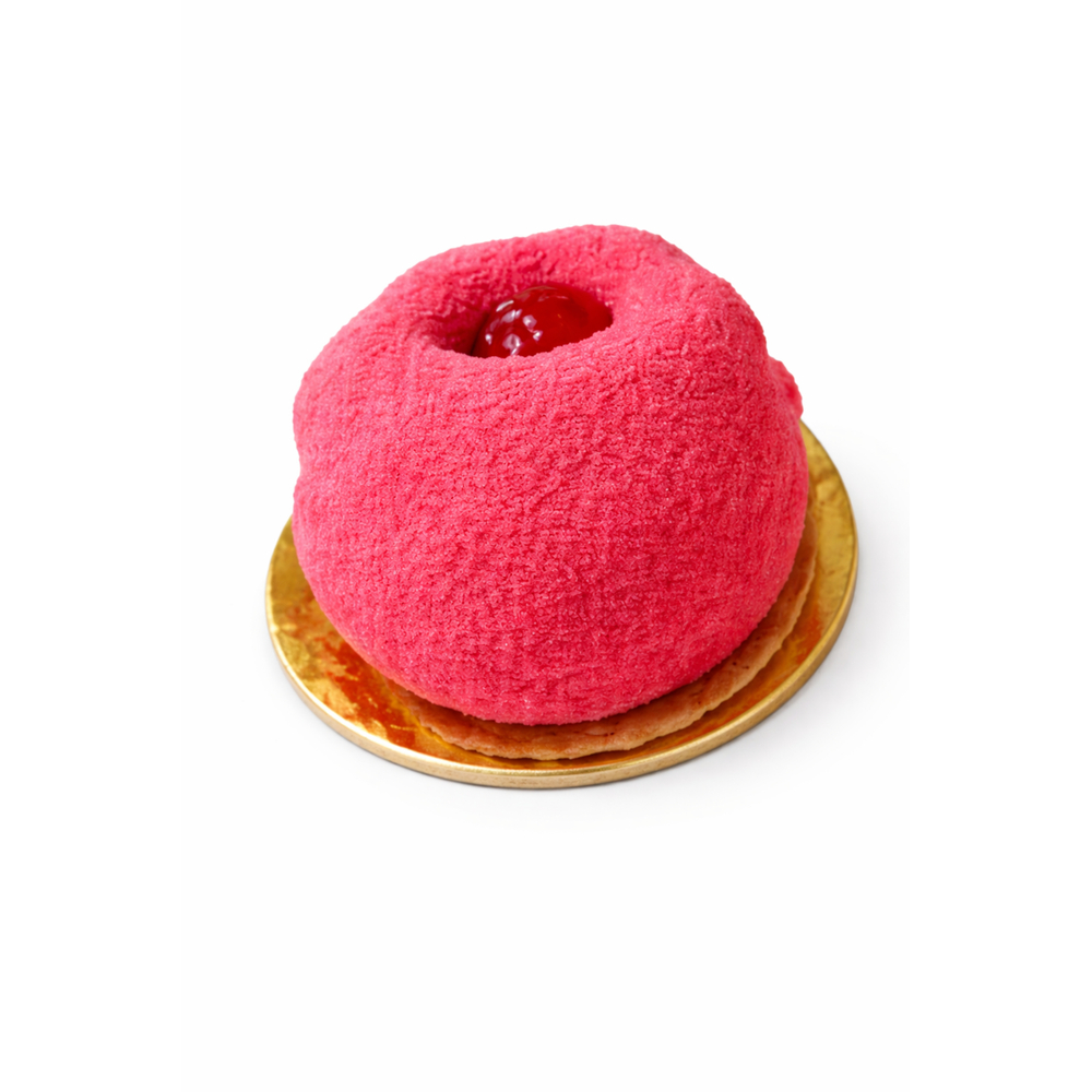 Малиновый муссовый десерт