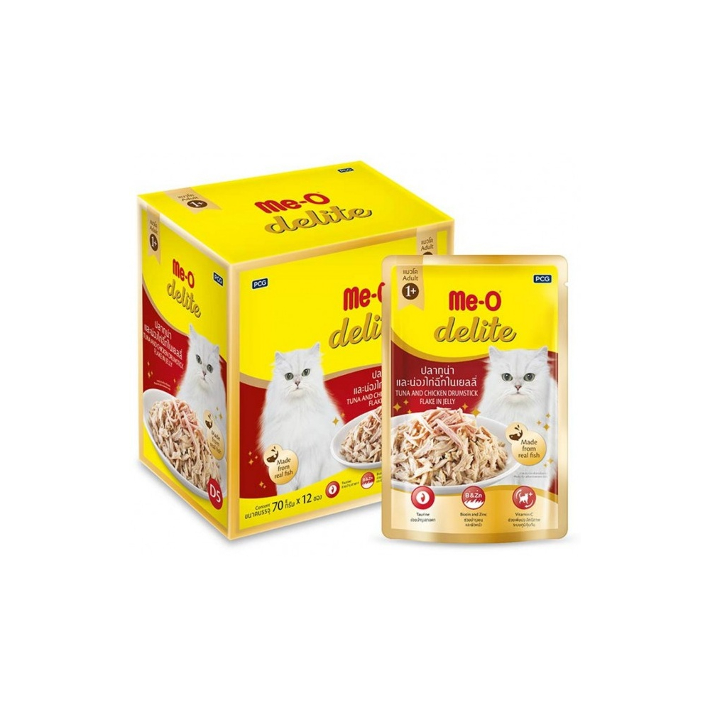 Me-O жылқы желедегі тунец, тауық 70 г 12 шт KZ5CAP7270