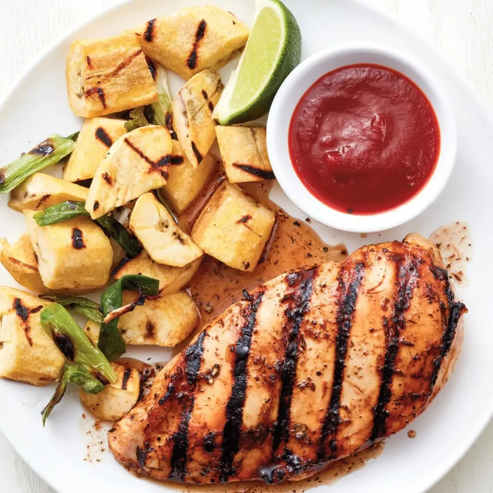 Poitrine de poulet grillée