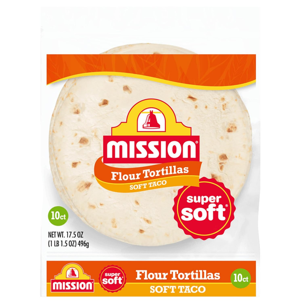 Mission Soft Taco Flour Tortillas, Medium Size, 10