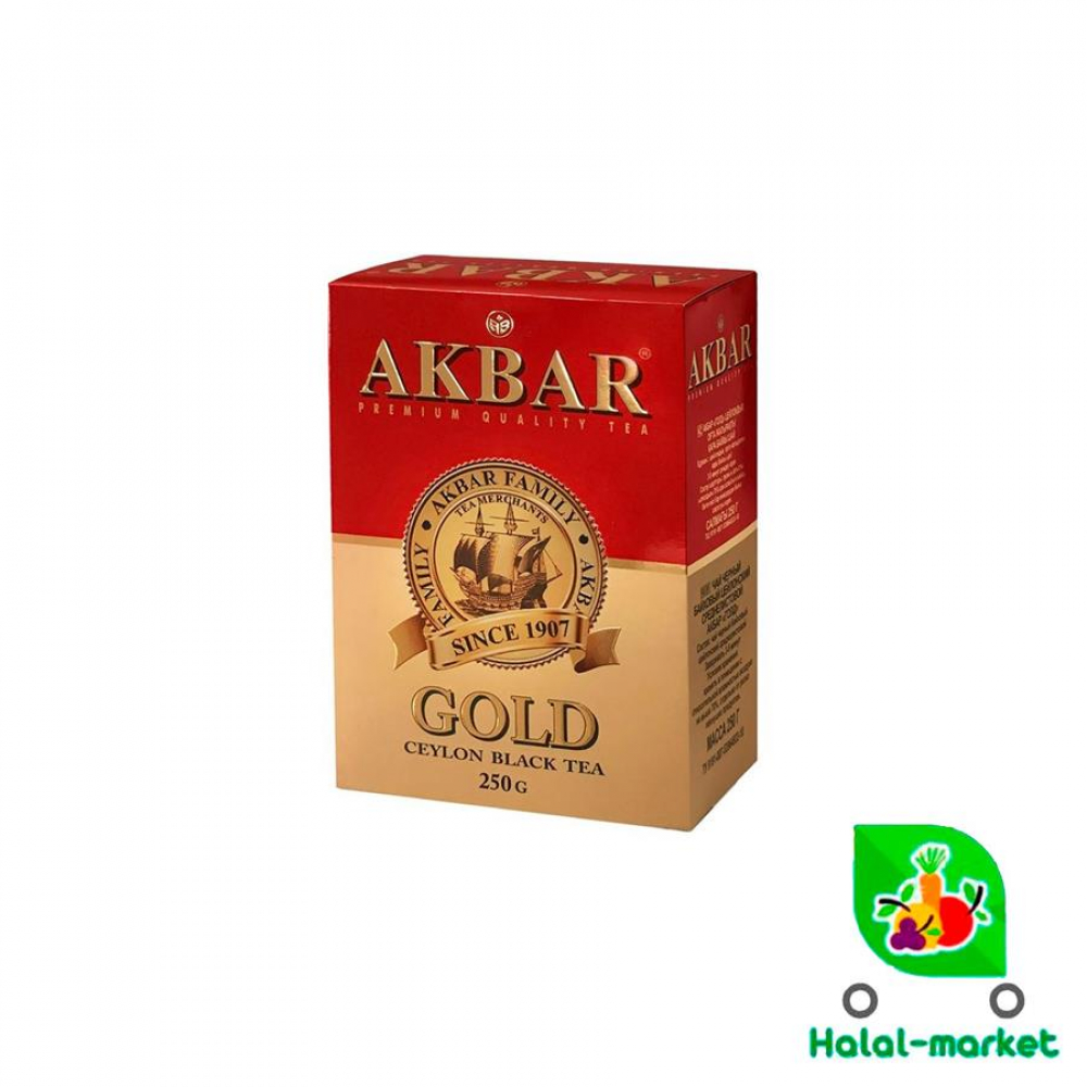 Чай черный AKBAR GOLD LEAF TEA 250г
