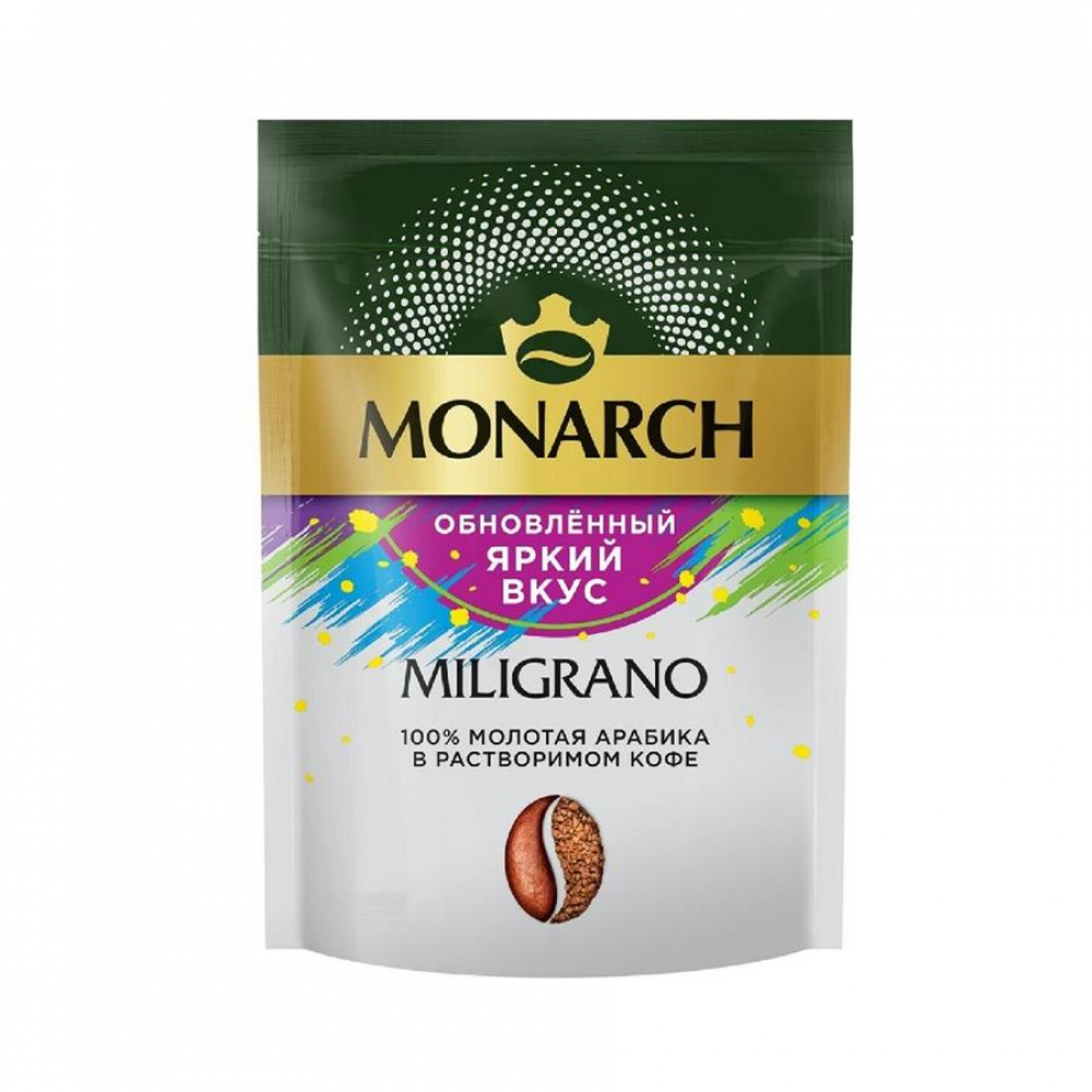 Кофе JACOBS MONARCH MILIGRANO 120гр М/У