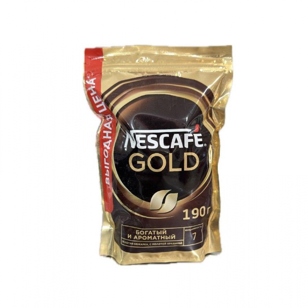 Кофе NESCAFE GOLD М/У 190гр