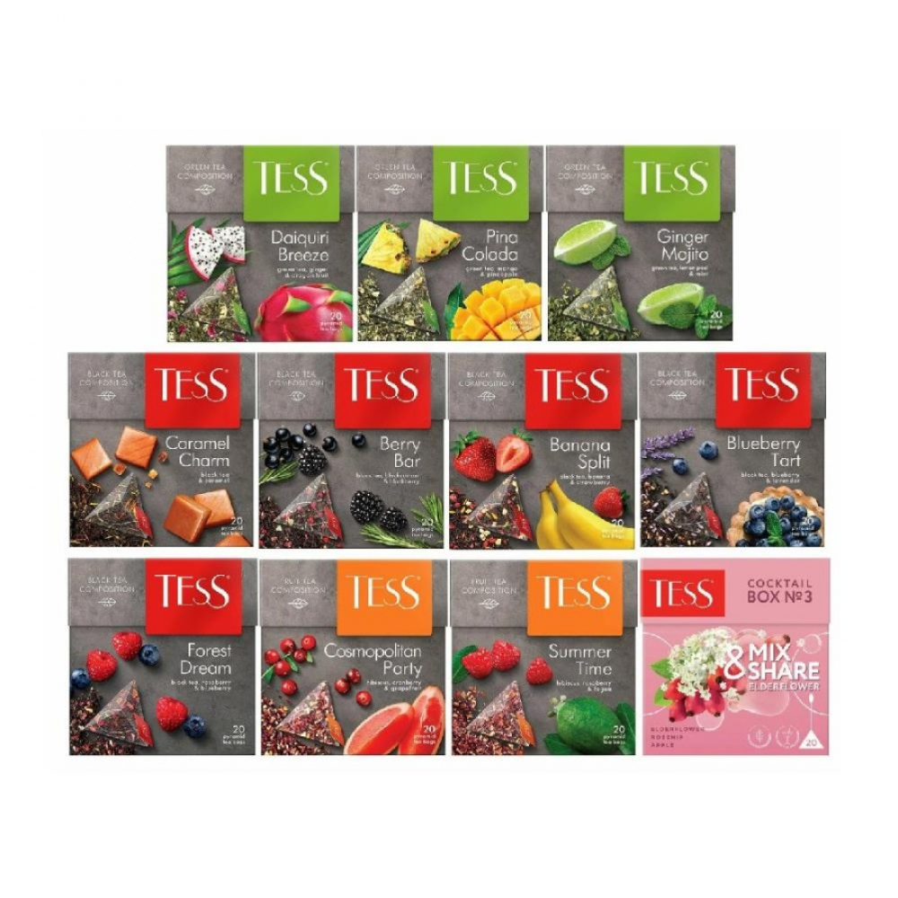 Чай TESS Пирамида 20bags