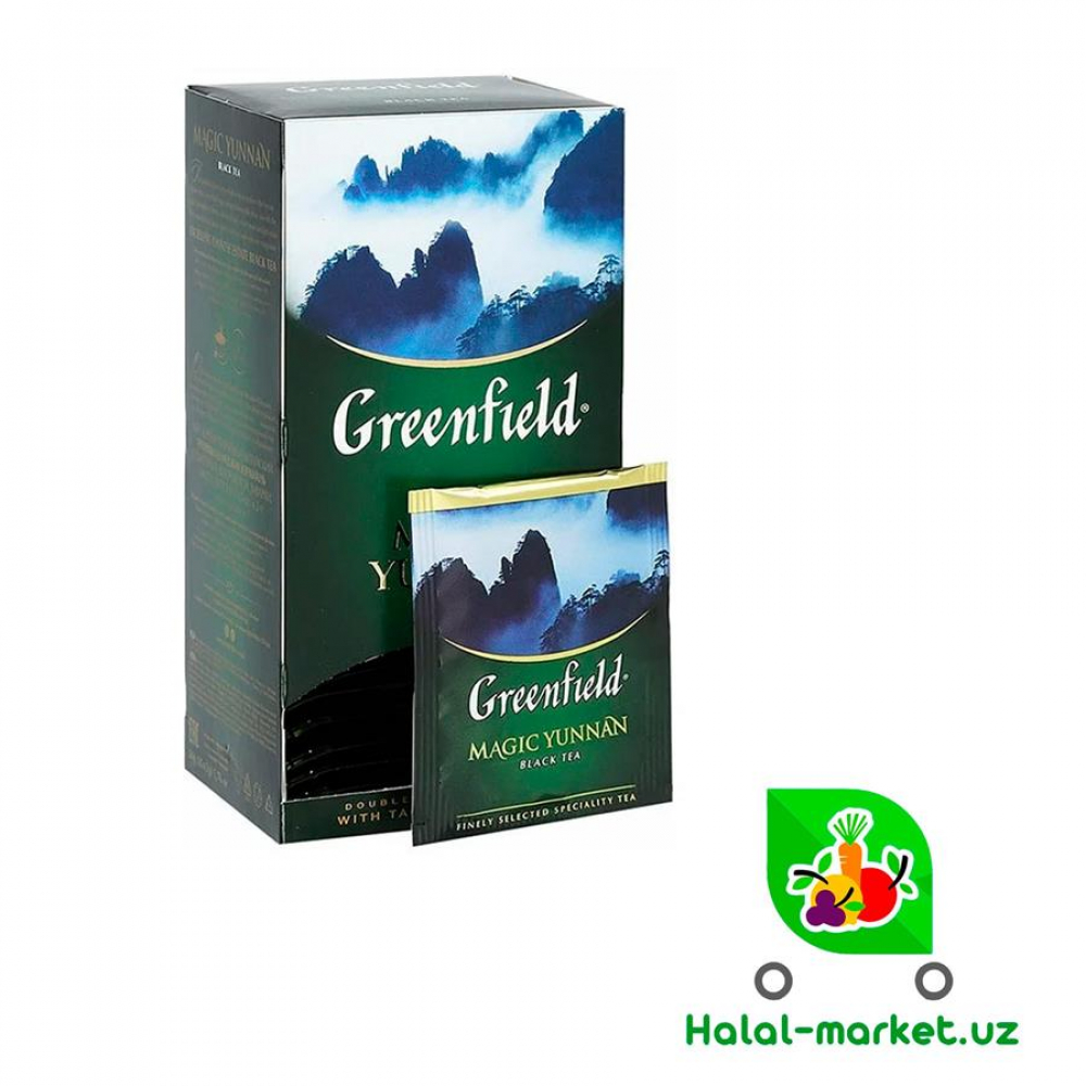 Чай черный GREENFIELD MAGIC YUNNAN 25шт