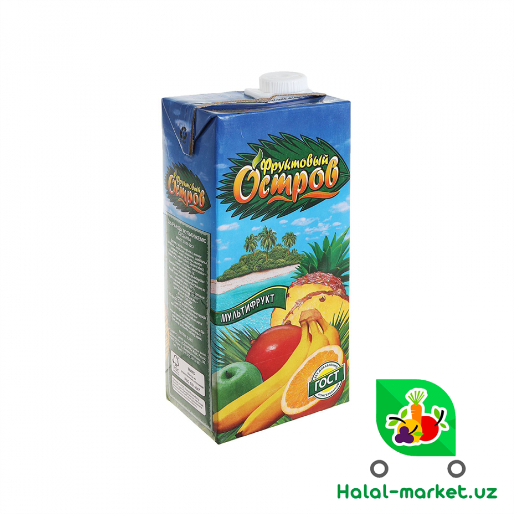 Сок ФРУКТОВЫЙ ОСТРОВ Мультифрукт 0,93л