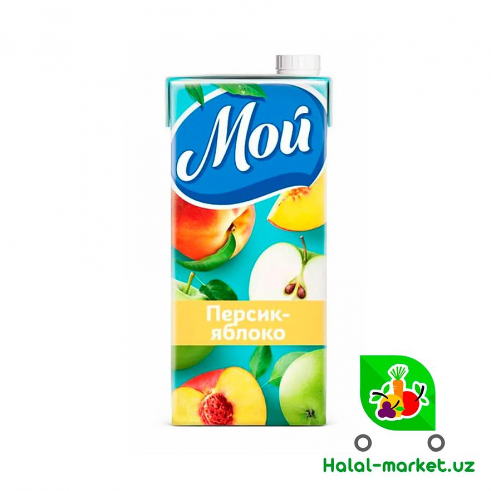 Сок МОЙ Персик-Яблоко 1,93л