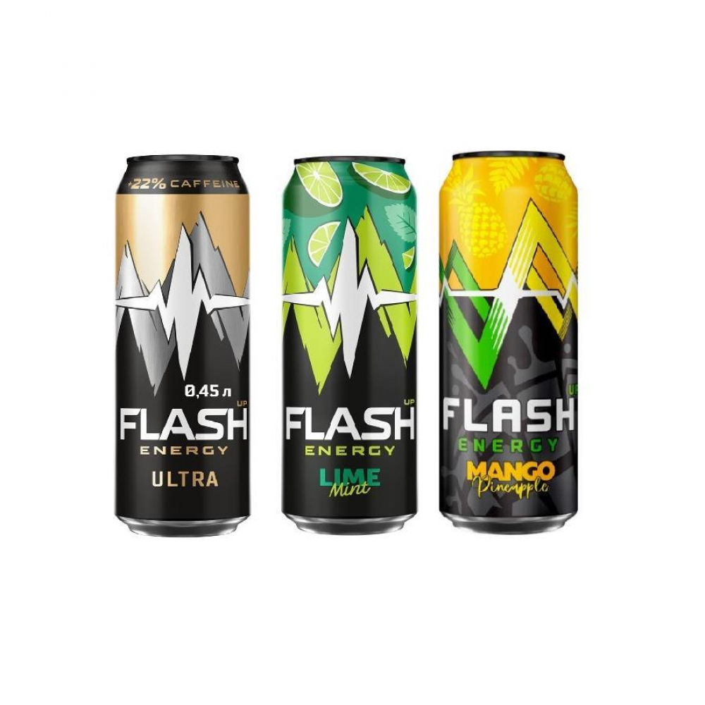 Энергетик FLASH assortiment 450мл