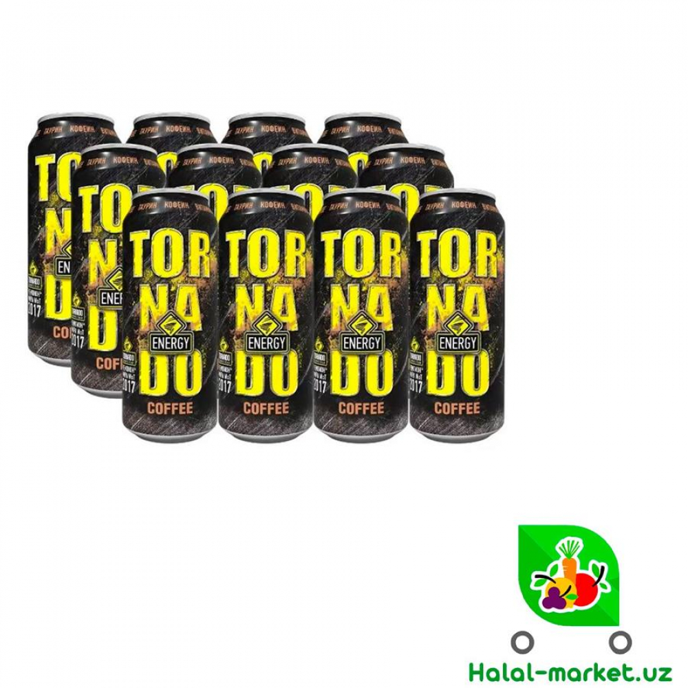Энергетик TORNADO ENERGY COFFEE 450мл