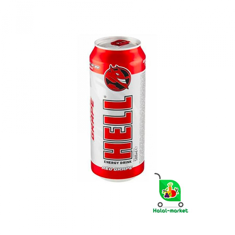 Энергетик HELL Red Grape 500мл