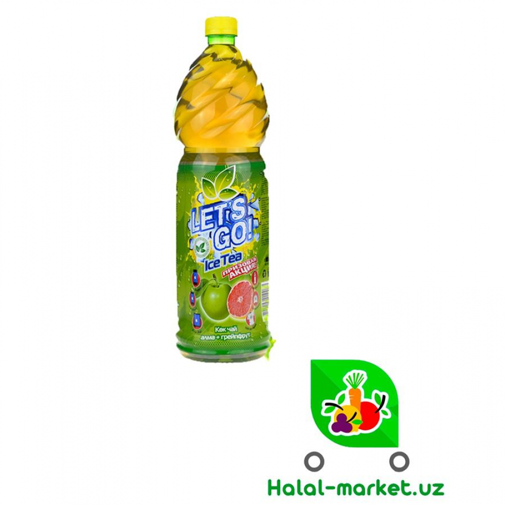 Напиток LET'S GO Яблоко 0,5л