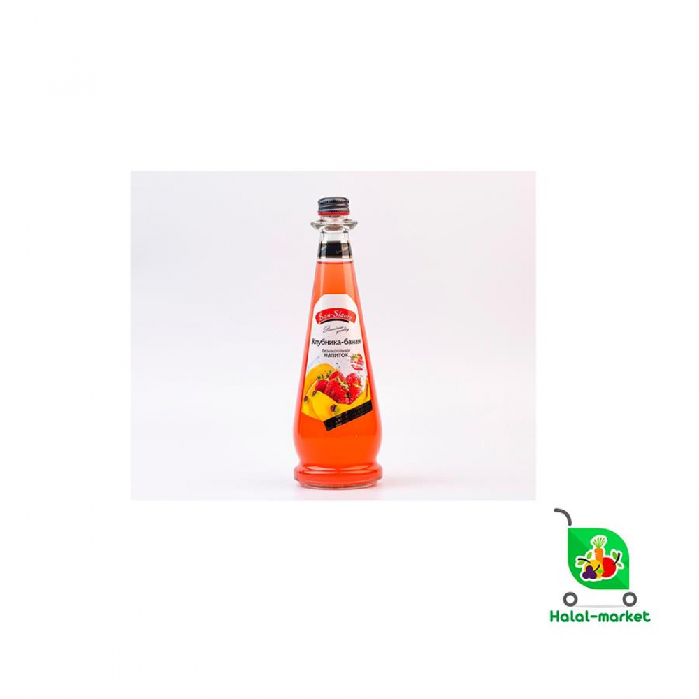 Напиток SAN SLAVIA Клубника-банан 0,5мл