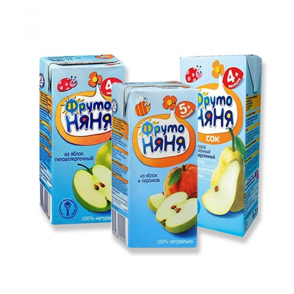 Сок ФРУТО НЯНЯ KIDS ассортимент 0,2л