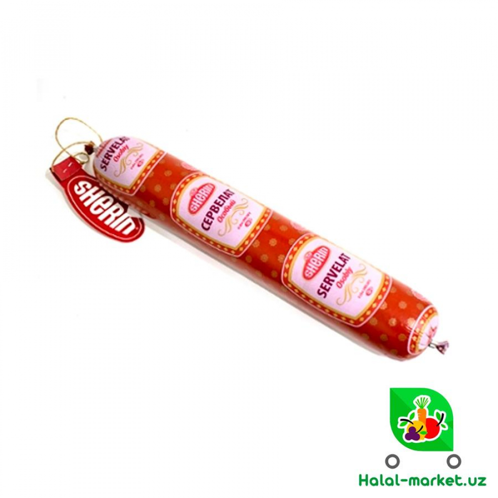 10073-Колбаса Посолская сервилат (SHERIN) в/у 0,5гр