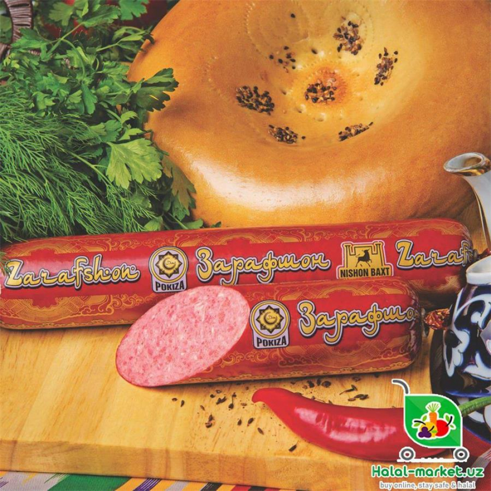 Колбаса п/коп Зарафшон в/с NISHON BAXT