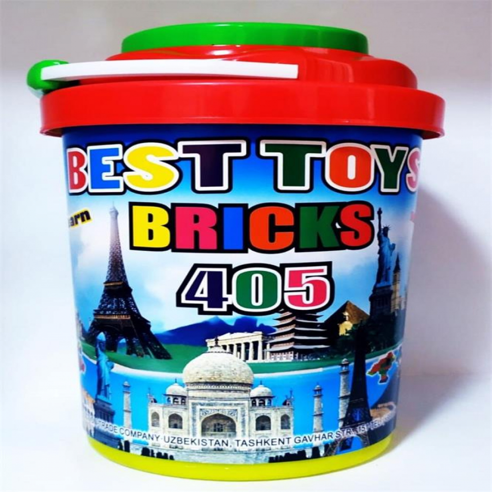 Конструктор ROASTI BRICKS Ведро 405шт
