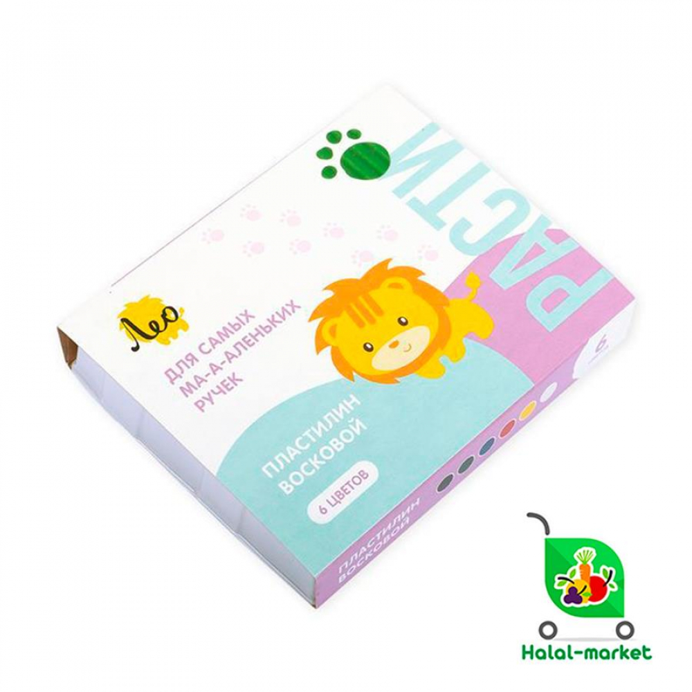 Пластилин ЛЕО РАСТИ 6цв