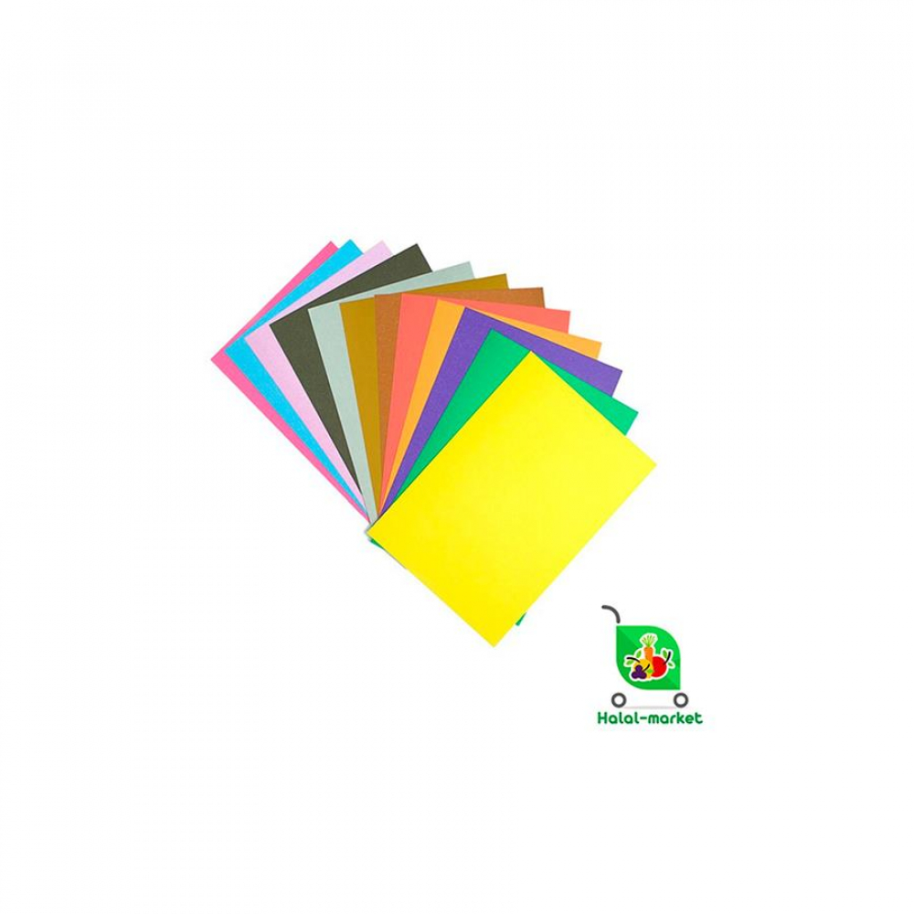 Цветная Бумага 12листов