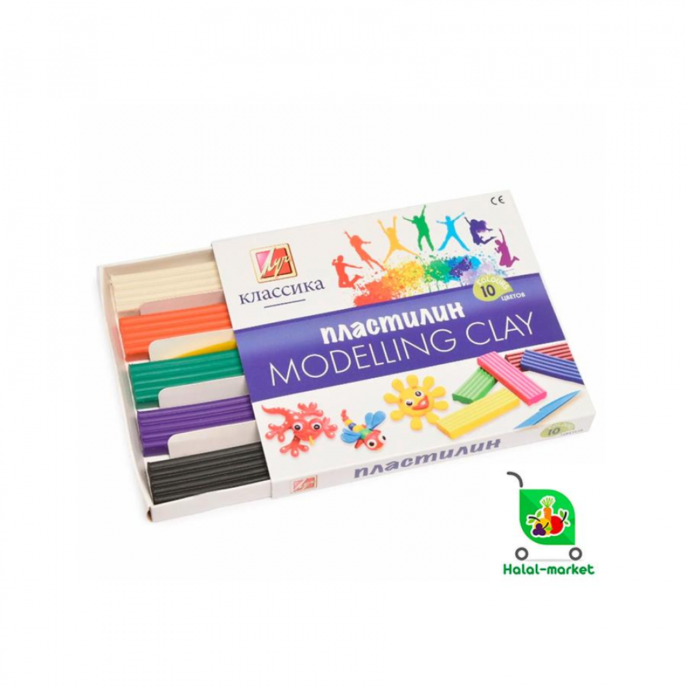 Пластилин Классика (Детство) 10шт