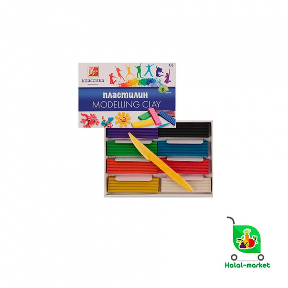Пластилин Классика (Детство) 8шт