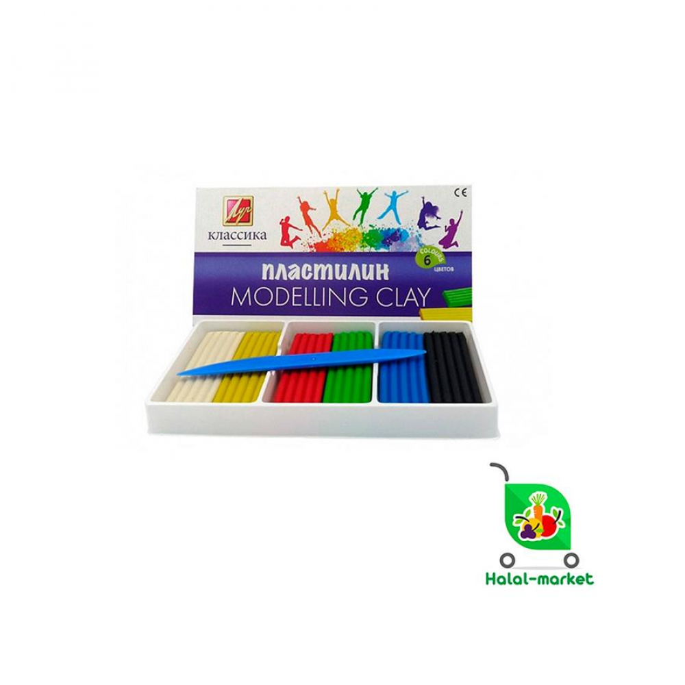 Пластилин Классика (Детство) 6шт