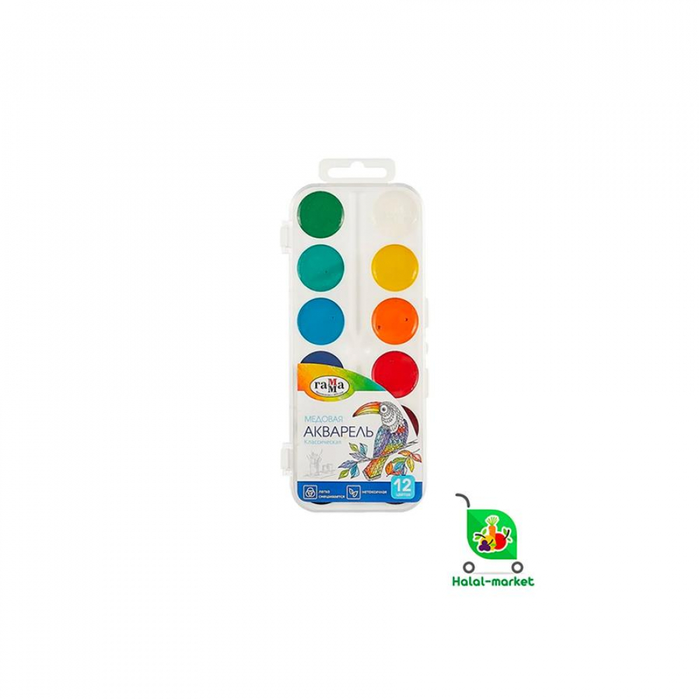 Акварель Гамма 12цветов