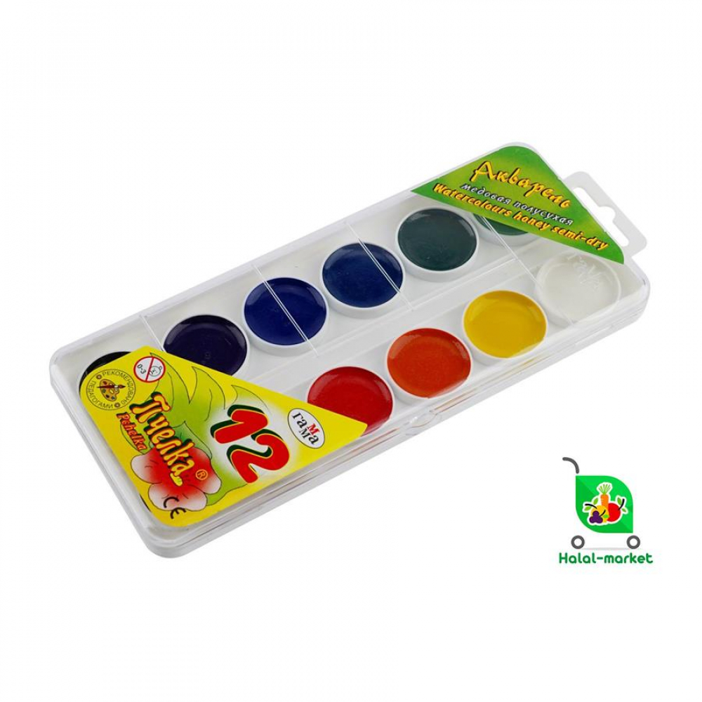 Акварель Гамма Пчёлка 12цветов