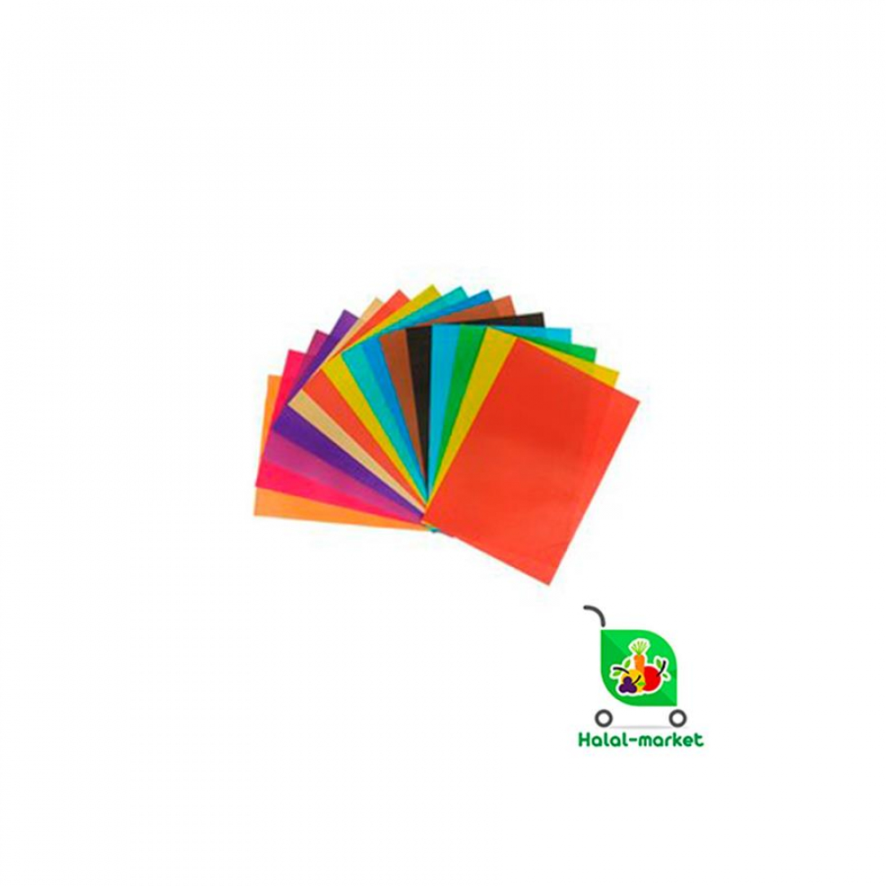 Цветная Бумага+Цветгой Картон 10шт