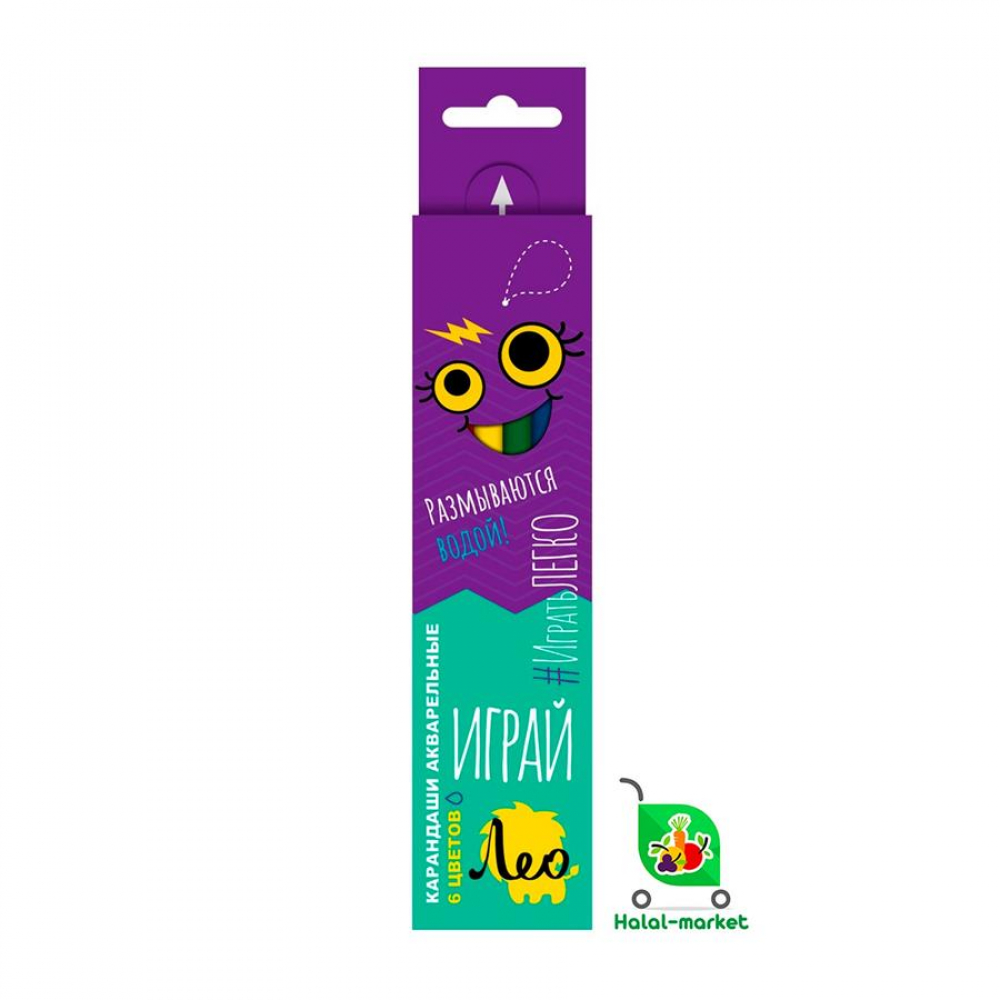 Цветные Карандаши LEO 6шт