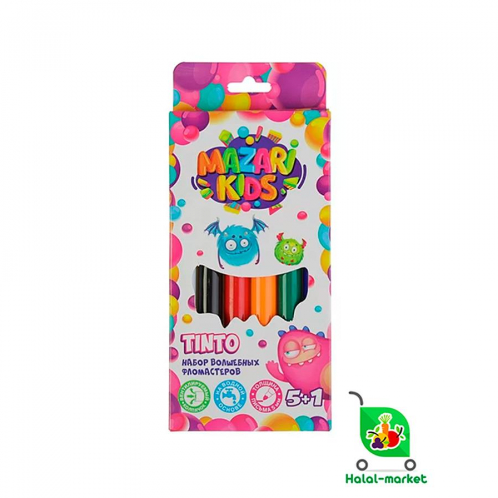 Фломастеры 5+1
