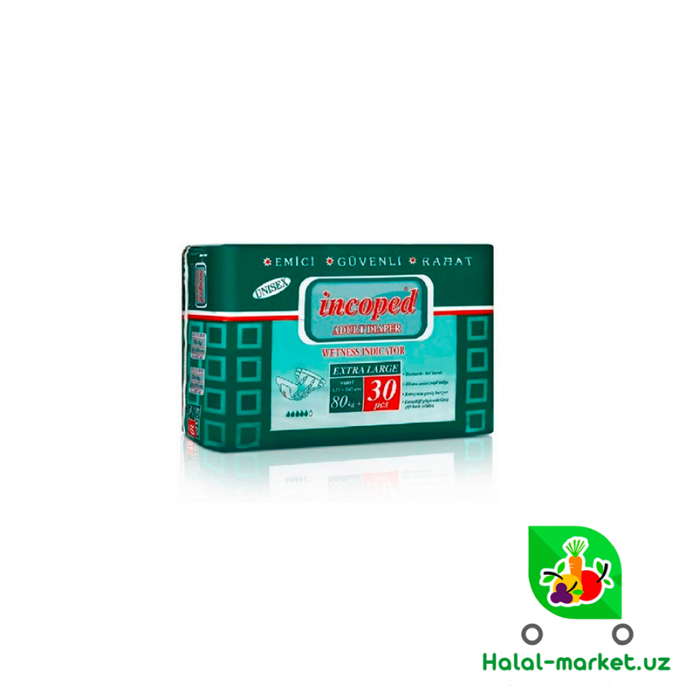 Памперс для взрослых INCOPED Extra buyuk 30шт