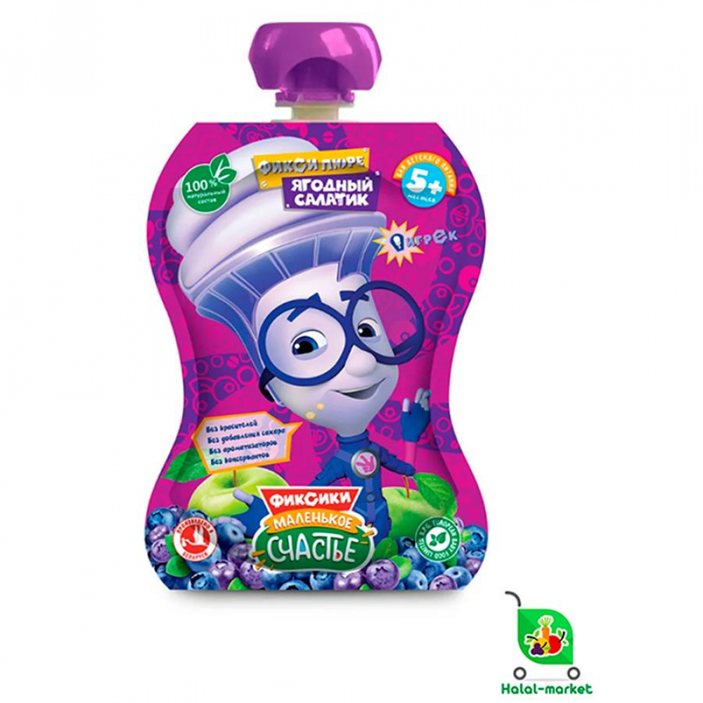 Пюре ФИКСИКИ Фруктого-Ягодный 90г