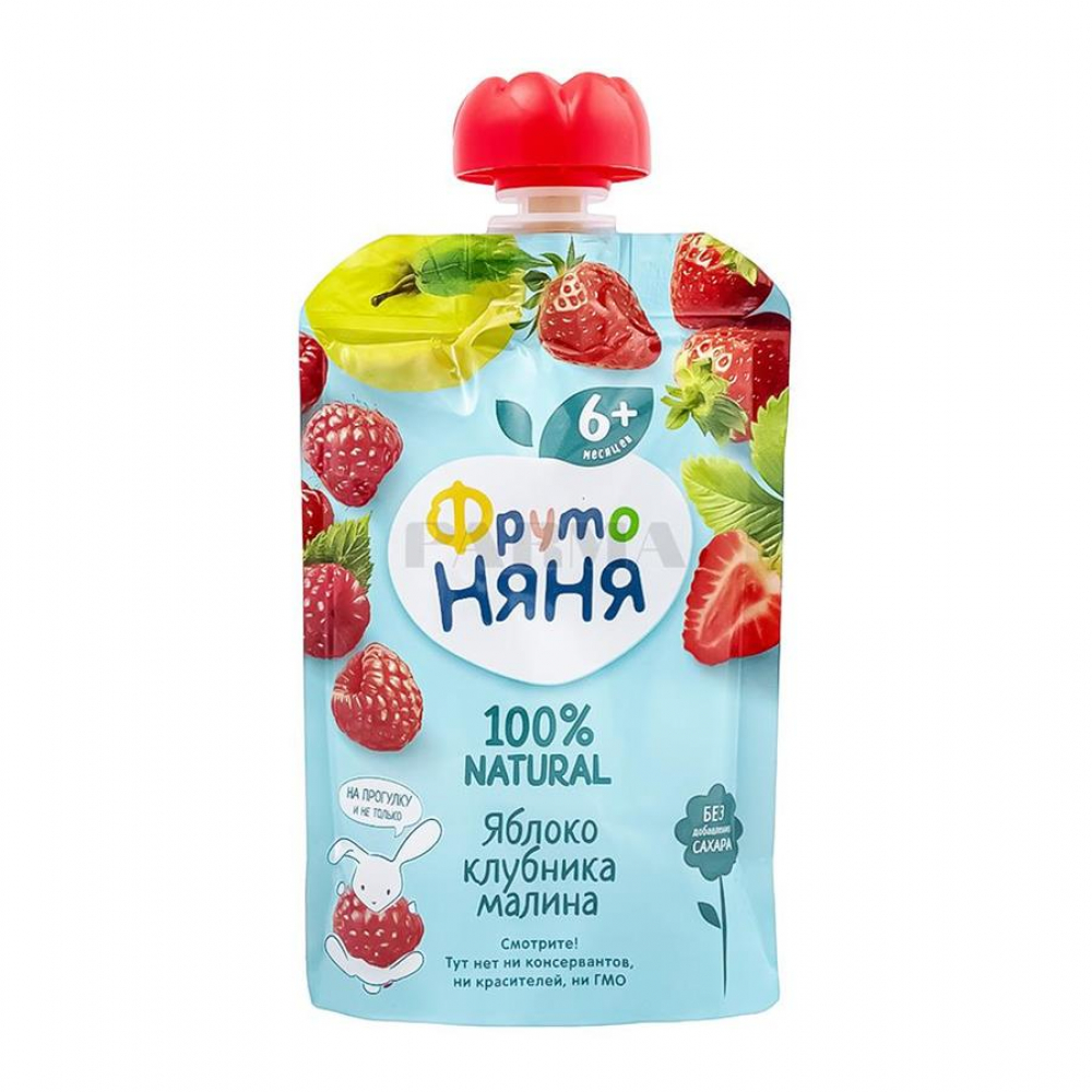 Fruito Nyaня Bolalar Püresi Olma, Malla, Qizil nok 90gr M/u