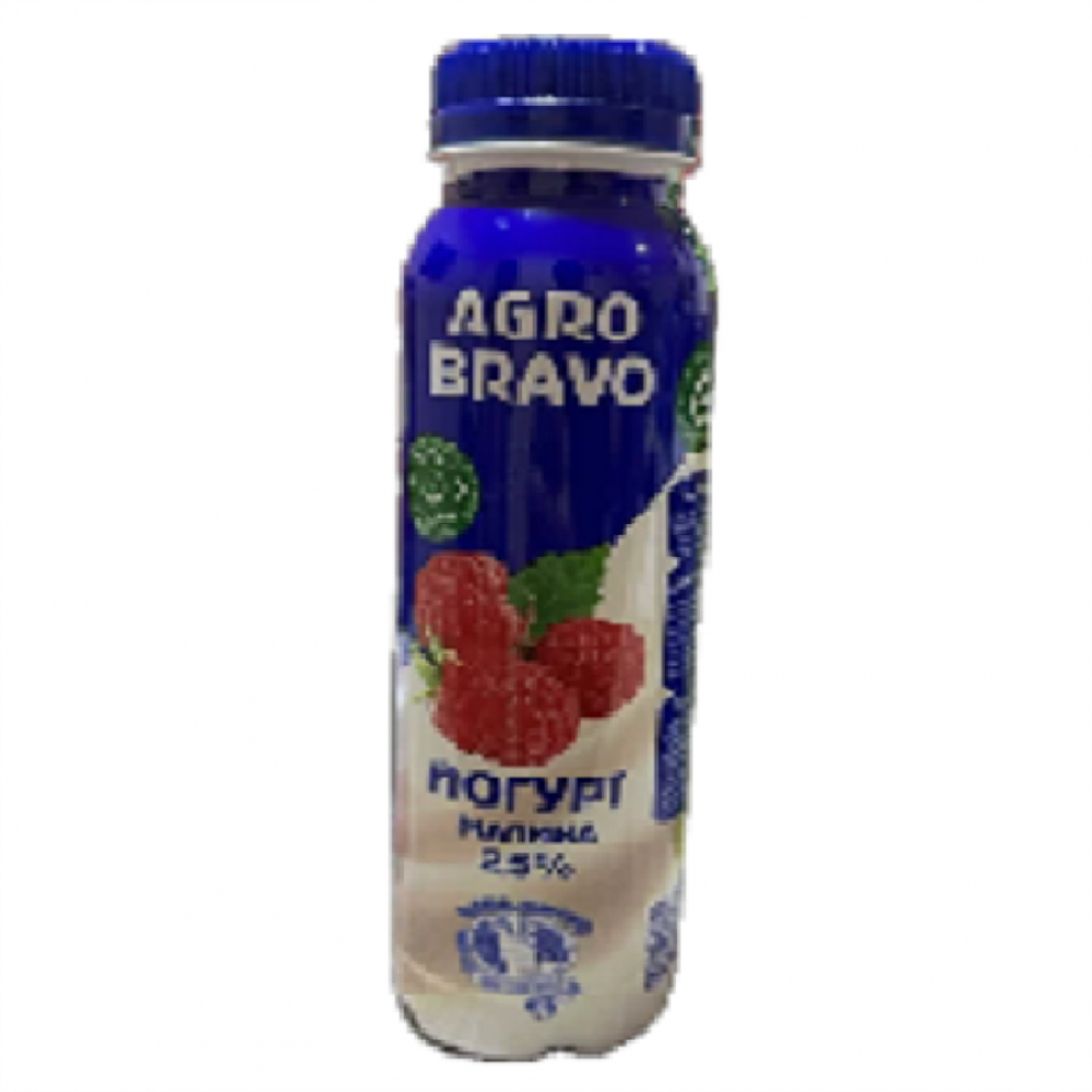 Йогурт питьевой AGRO BRAVO в ассортименте 330гр