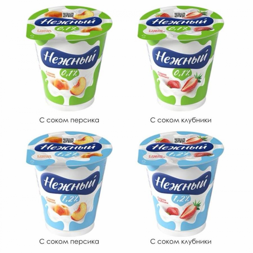 Йогурт НЕЖНЫЙ стакан 320гр