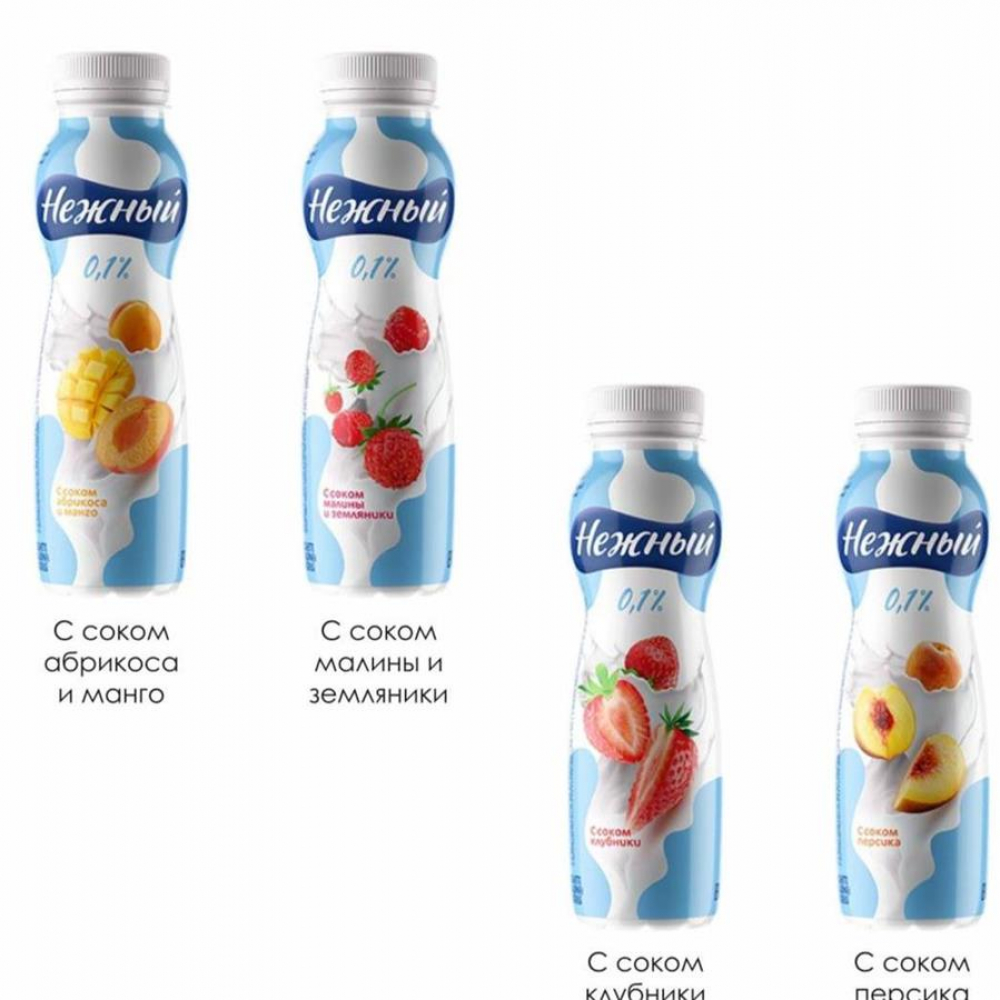 Йогурт НЕЖНЫЙ ассортимент 285гр