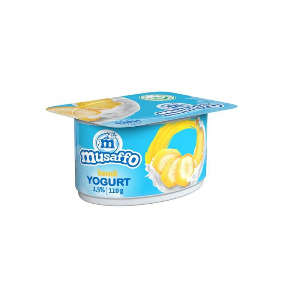 Йогурт MUSAFFO Банан 110гр