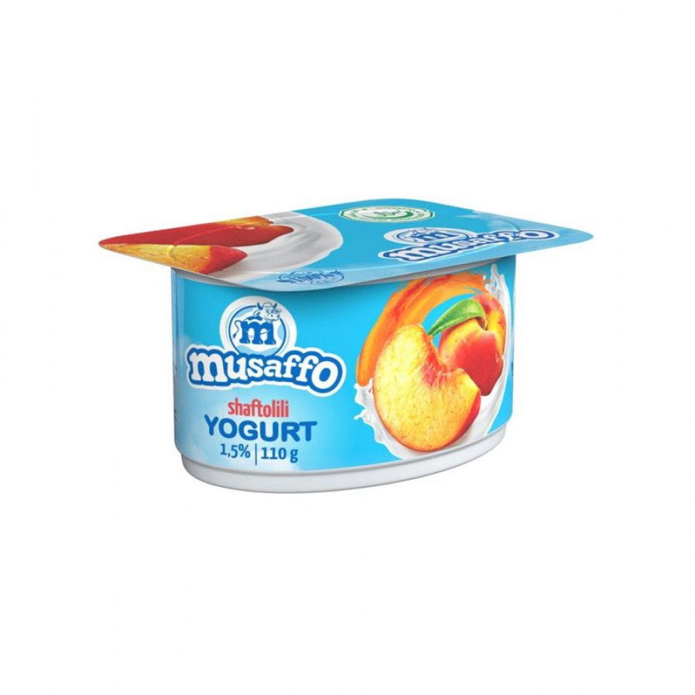 Йогурт MUSAFFO Персик 110гр