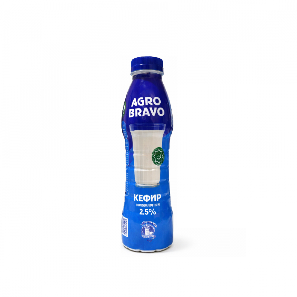 Кефир 2.5% AGRO BRAVO 480гр