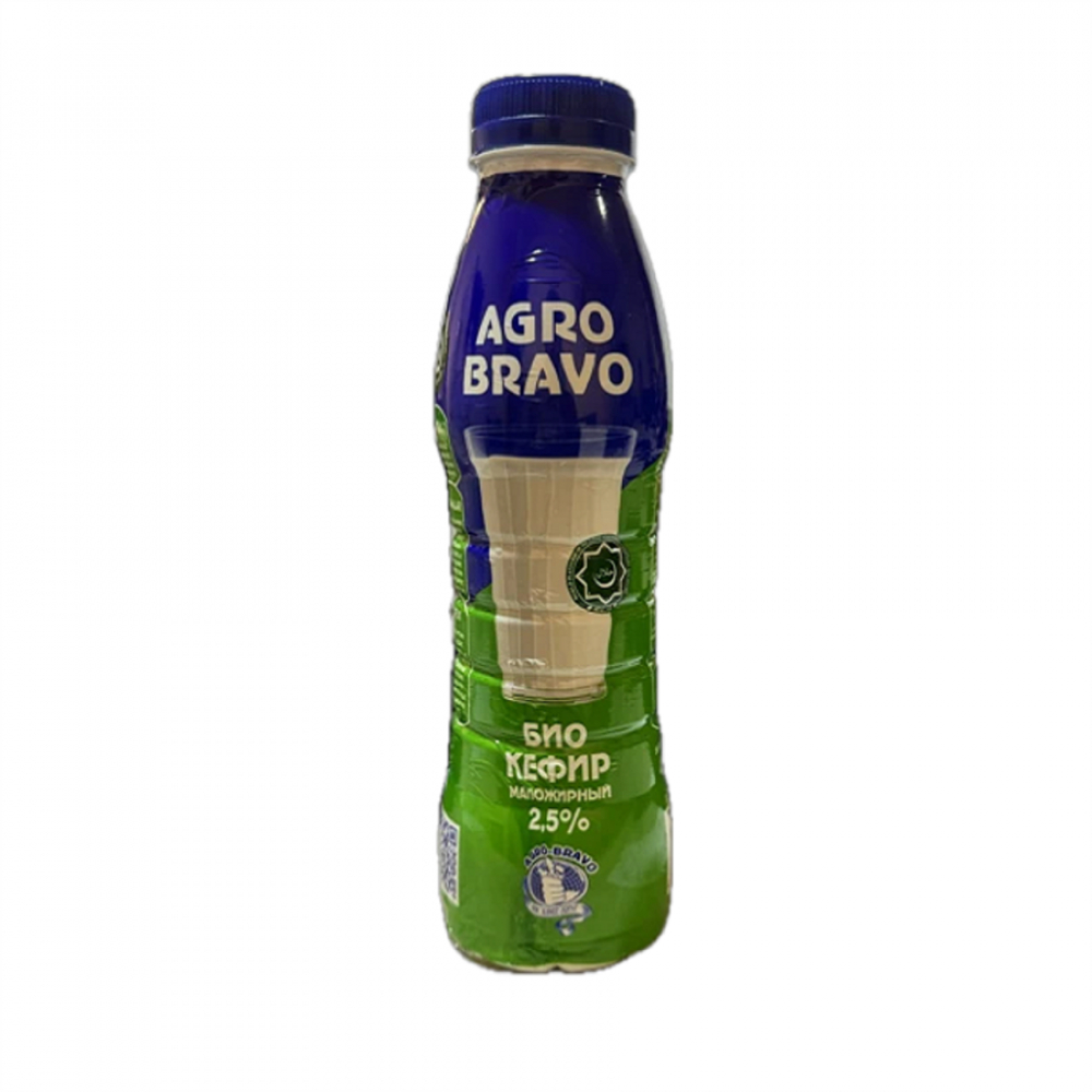 Био Кефир 2.5% AGRO BRAVO 480гр