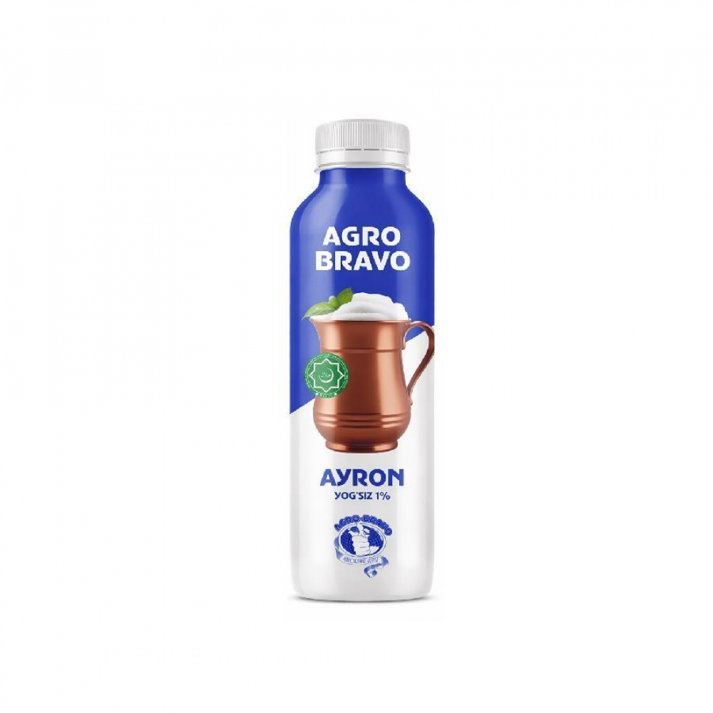 Айран AGRO BRAVO 1% 400гр
