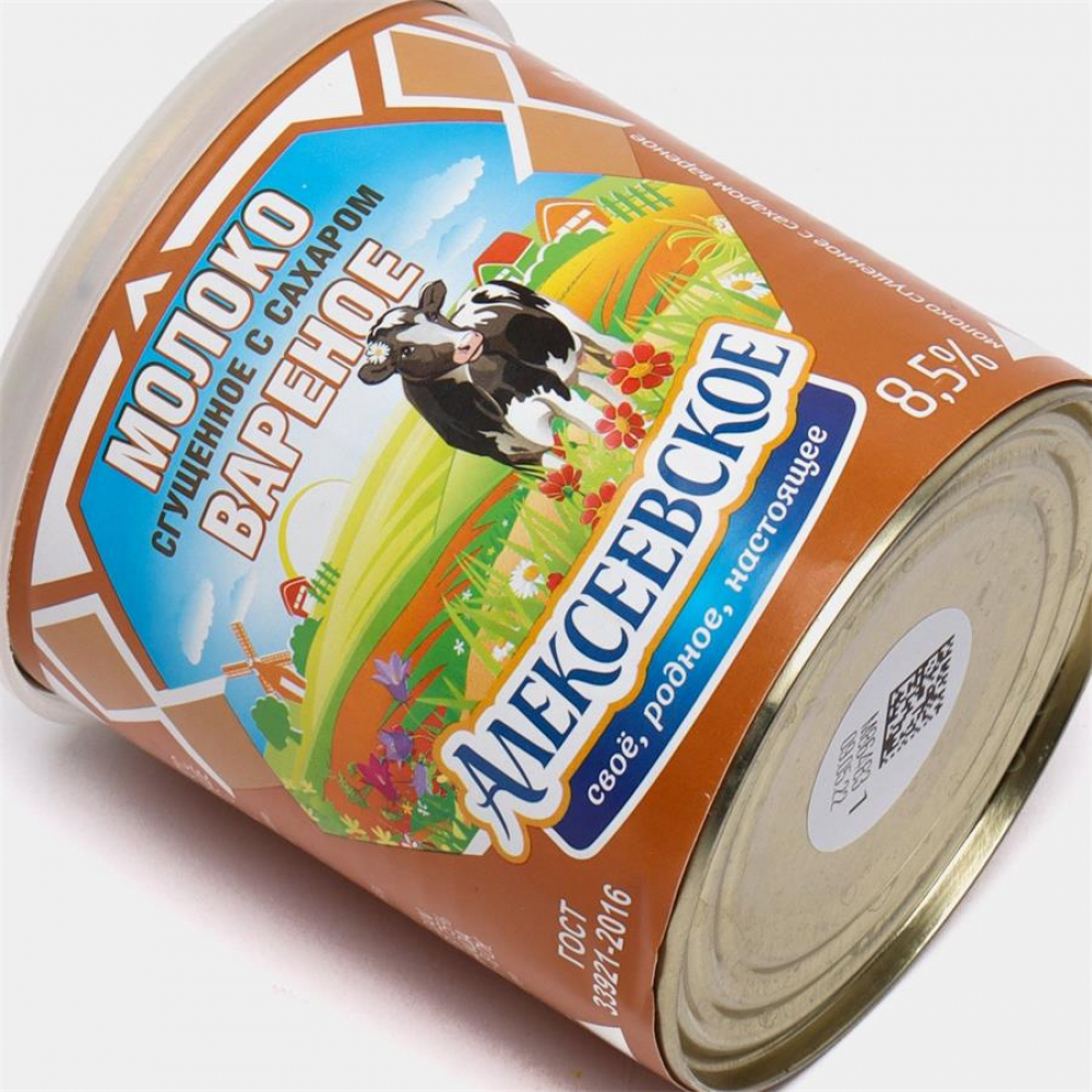 Suyultirilgan qatiqlangan sut ALEXEEVSKY 360гр